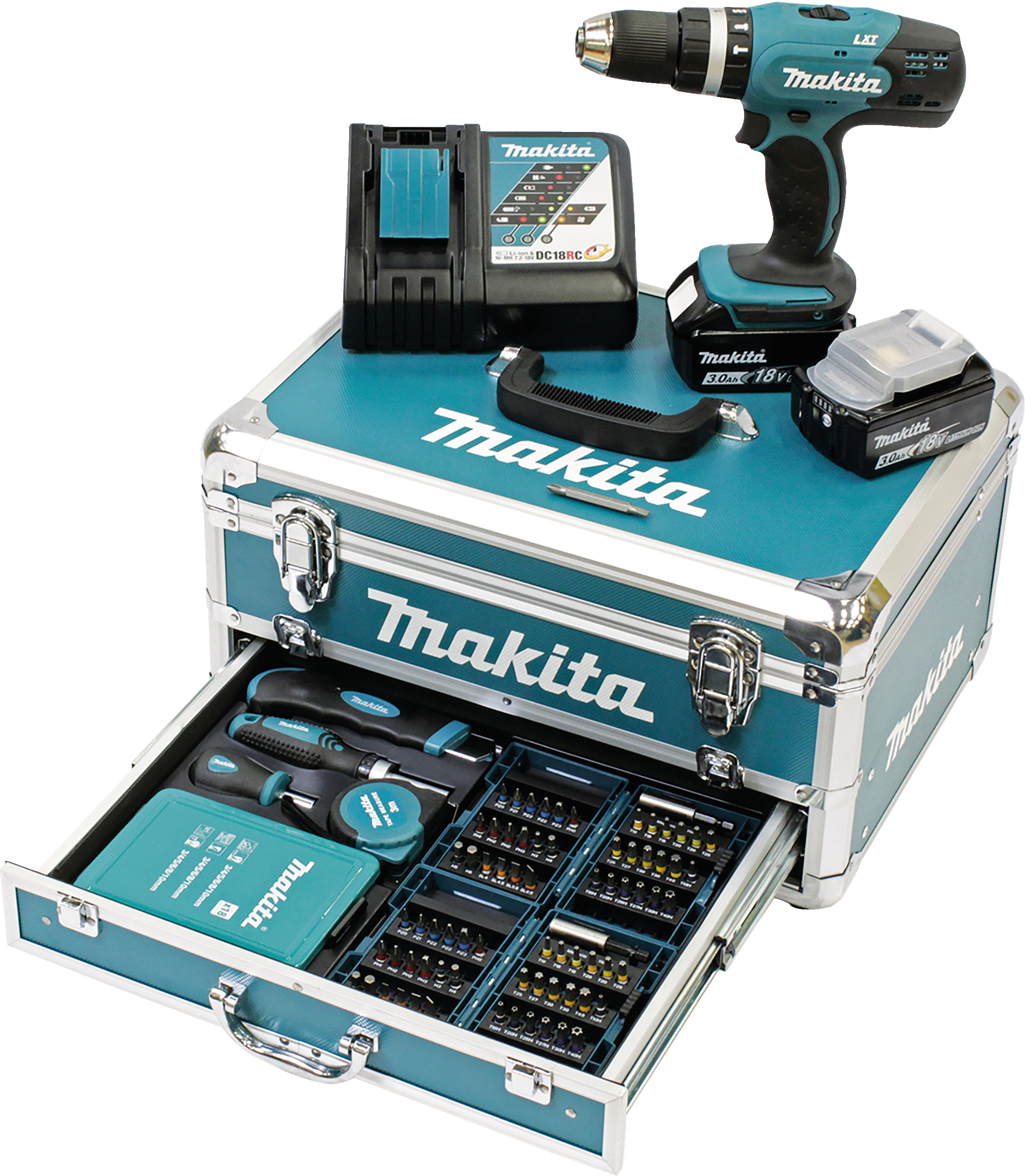 Makita XRW01Z 18V LXT Lithium-Ion Cordless 3/8 / 1/4 Sq. Drive Ratchet, Tool Only