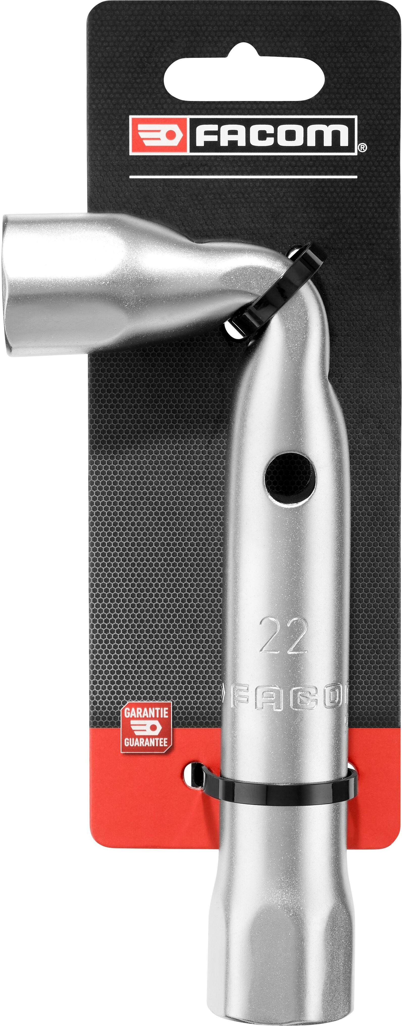 Clé à Tube FACOM 92A.13 - 13 Mm - Chrome Satiné - Pour Travail Sur Tiges Filetées Longues