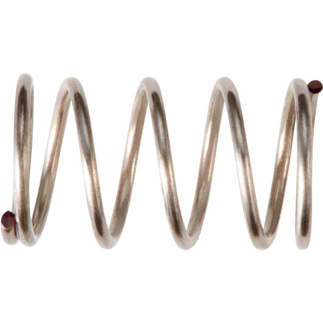 10 stuks drukveer, verenstaal, 9 mm OD, 0,9 mm draaddiameter, 35 mm vrije lengte