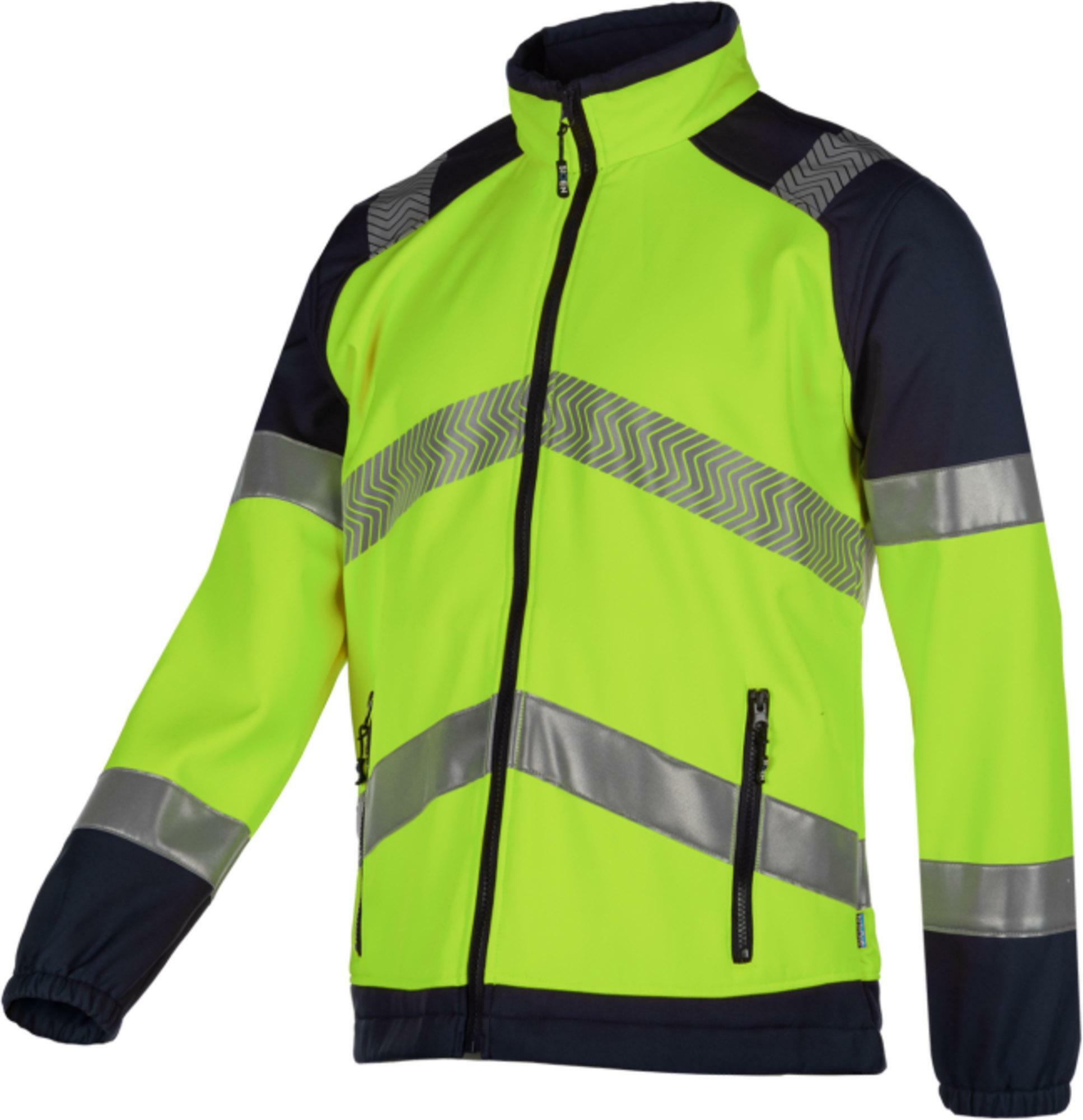 SIOEN 349A Bajus veste softshell signalisation avec coupe améliorée fluo  (jaune/marine) 349AA2TU2278M