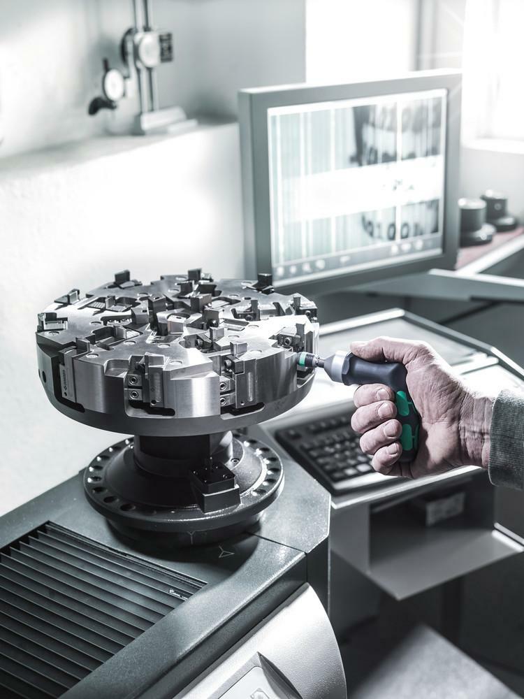 Wera 7441 Kraftform ESD instelbare draaimomentschroevendraaier met Rapidaptor snelwisselhouder, 1/4 inch, 1,2-3,0 Nm