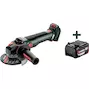 METABO WVB 18 LT BL 11-125 Quick Inox haakse accu-slijper (zonder accu en lader) - 613091850