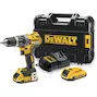 DEWALT DCD796D2 18V XR Brushless cordless hammer drill in TSTAK (2x 2.0Ah battery + charger) - DCD796D2-QW