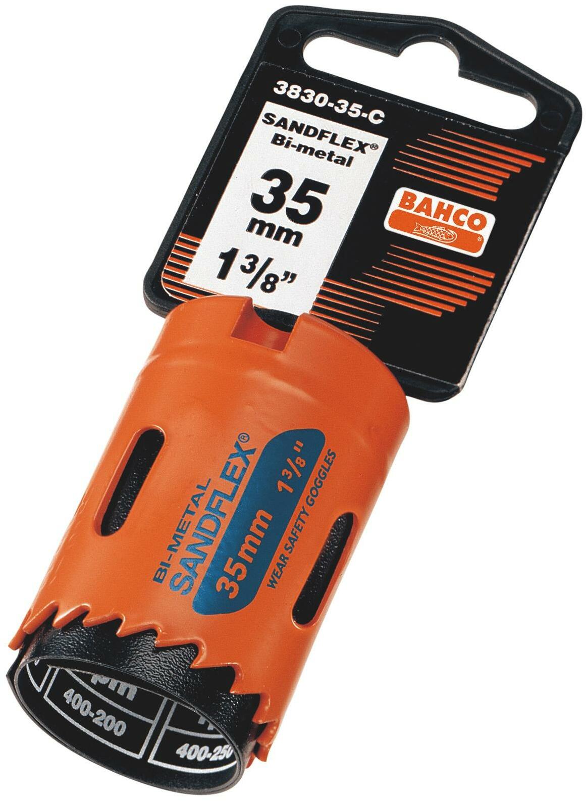 BAHCO 3830-25-C holesaw Sandflex bi-metal for metal, wood and plastic ...
