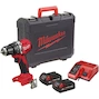 MILWAUKEE M18 BLPDRC-202C perceuse à percussion sans charbon compacte dans une mallette de transport (batterie 2.0Ah + chargeur) - 4933492822