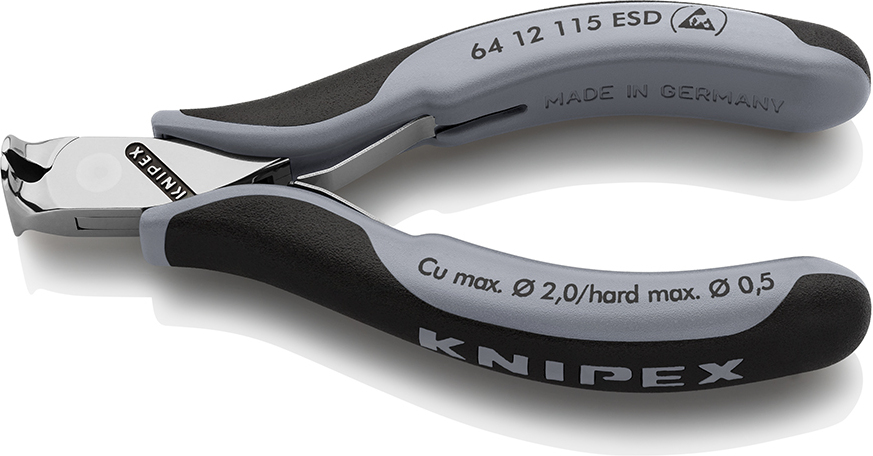 Knipex 64 02 115 ESD Elektronica-voorsnijtangen ESD 115 mm