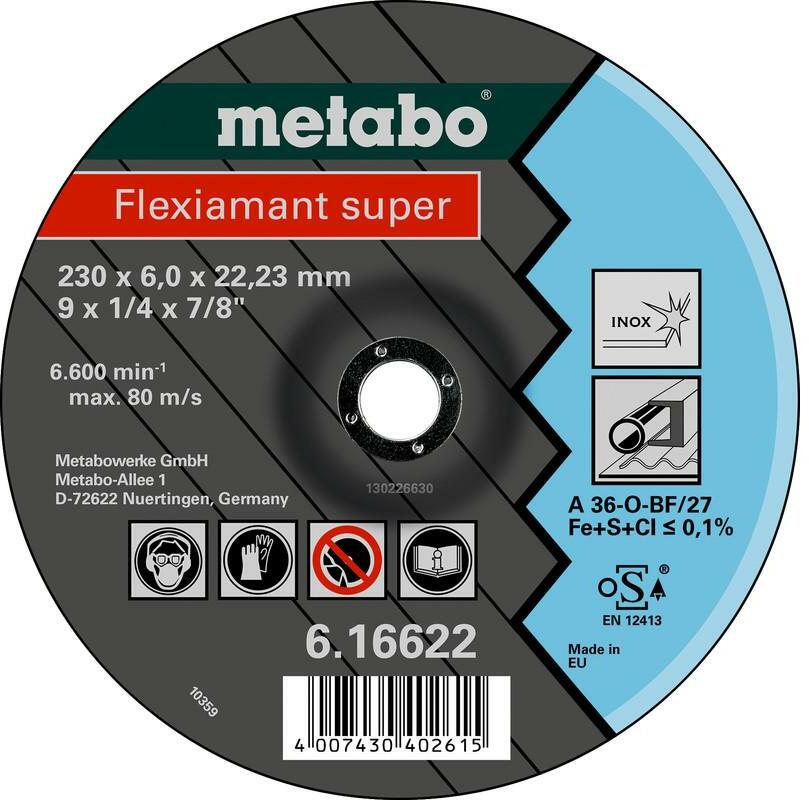 METABO 616163000 disque à tronçonner droit flexiamant 180x3,0x22,23 METABO 616163000 disque à tronçonner droit flexiamant 180x3,0x22,23