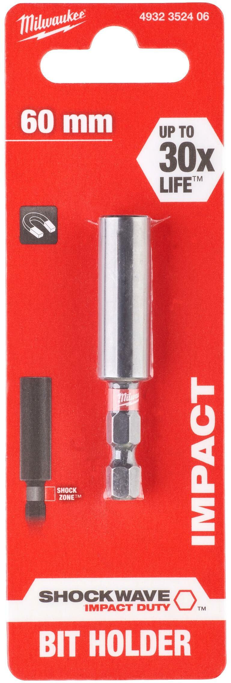 Milwaukee 4932471822 magnetische bithouder, lengte bithouder: 152 mm, magnetisch