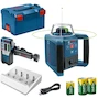 BOSCH GRL 300 HVG rotatielaser groen + laserontvanger in L-BOXX 238 (2x 1,2V 9Ah D-batterij) - 0601061704