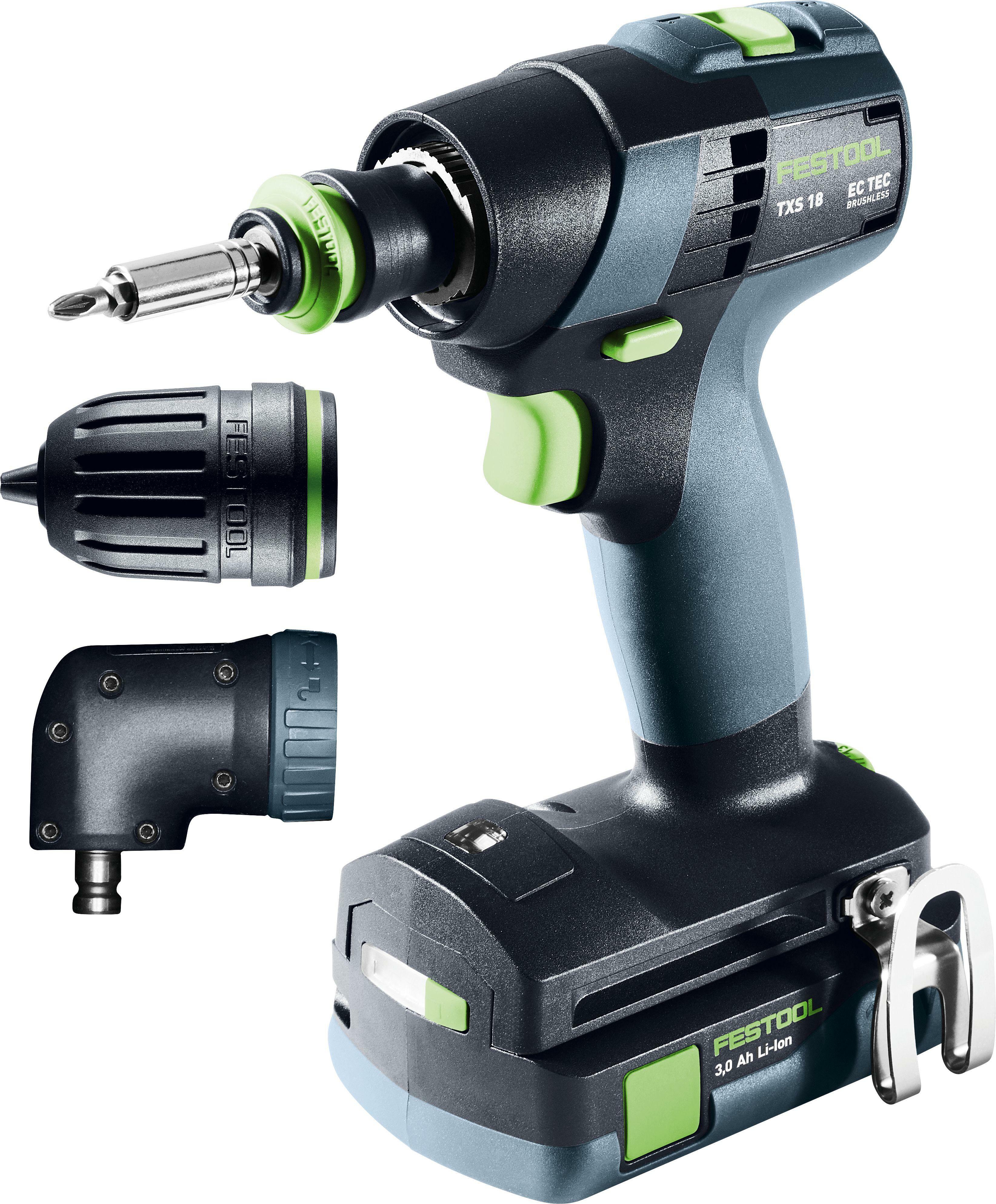 FESTOOL TXS 18 C 3,0-Set 18V accu-schroefboormachine in SYS3 DF M 187 ...