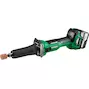 HIKOKI GP18DAWGZ 18V rechte accu-slijper 50 mm in kunstof koffer (2 x 5.0Ah accu + lader)