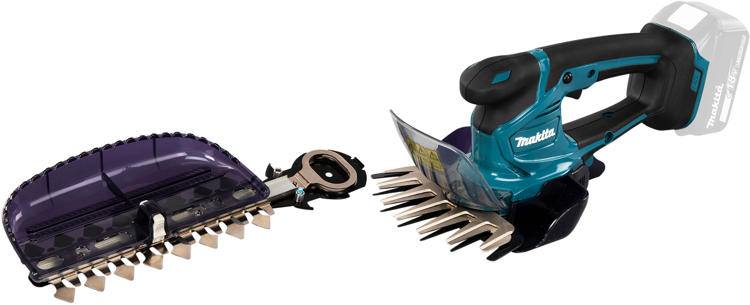 MAKITA DUM604ZX 18V accu-gras- en heggenschaar 16cm/20cm (zonder