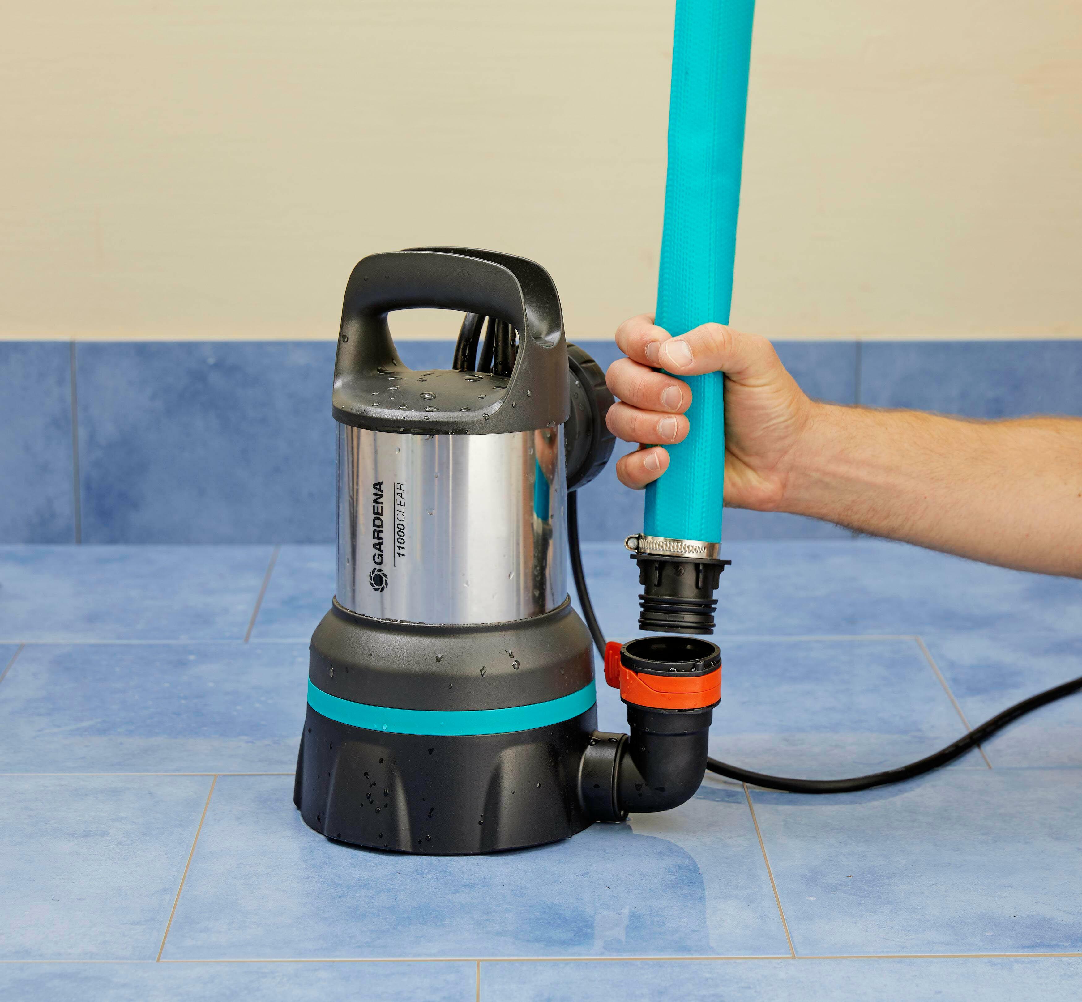 GEKO Dompelpomp met vlotterschakelaar - 550 W - 17.000 l/u - Gietijzer