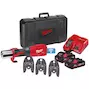 MILWAUKEE M18 ONEBLHPT-302C U-SET FORCE LOGIC ONE-KEY Brushless accu-perstool + 3 U-bekken in koffer (2x 3,0Ah accu + lader) - 4933478309