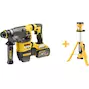 DEWALT DCH333X2-QW 54V XR FLEXVOLT accu-combihamer SDS-Plus 30mm in TSTAK (2x 9,0Ah accu + snellader)