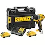 DEWALT DCD701D2-QW 12V XR accu-schroefboormachine 10mm in TSTAK (2x 2.0Ah accu + lader)