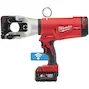 MILWAUKEE M18 HCC45-522C FORCE LOGIC coupe-câble hydraulique sans fil 44mm en mallette de transport (1x 5.0Ah/1x 2.0Ah batterie + chargeur) - 4933459266