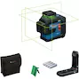 BOSCH GLL 80-33 G batterie croix laser 3x360° verte dans un sac (4x piles AA) - 0601065500