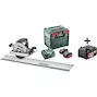 METABO SET KS 18 LTX 66 BL accu-cirkelzaag 66mm 165mm in metaBOX 340 + geleiderail FS 160 (2x 8,0Ah accu + lader) - 691194810