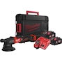 MILWAUKEE M18 FROP21-502X Polisseuse FUEL à batterie excentrique 21mm en HD Box (2x batterie 5.0Ah + chargeur) - 4933478837
