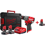 MILWAUKEE M12 FDD2-602X FUEL subcompacte accu-schroefboormachine in HD Box (2x 6,0Ah accu + lader) - 4933479875