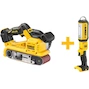 DEWALT DCW220N-XJ Ponceuse à bande sans fil 18V XR Brushless 75mm en boîte (sans batterie ni chargeur)