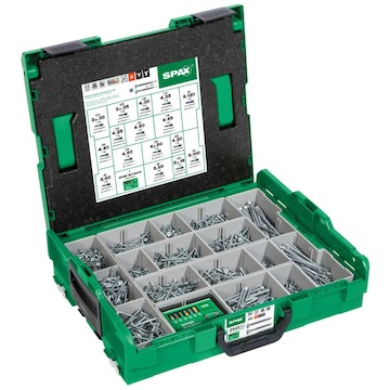 Chipboard screw assortment
