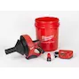 MILWAUKEE M12 BDC6-202C subcompact cordless plunger with 6 mm spiral cable (2x 2.0Ah battery + charger) - 4933451635