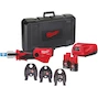 MILWAUKEE M12 ONEHPT-202C M-Set ONE-KEY cordless pressing tool with 3 M-press jaws in case (2x 2.0Ah battery + charger) - 4933481033