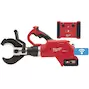 MILWAUKEE M18 HCC75R-502C FORCE LOGIC coupe-câble hydraulique à batterie souterraine en mallette de transport (2x batterie 5.0Ah + chargeur) - 4933459271