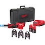 MILWAUKEE M12 ONEHPT-202C TH Outil de pressage sans fil ONE-KEY avec 3 mâchoires de pressage TH dans un étui (2x 2.0Ah batterie + chargeur) - 4933481036