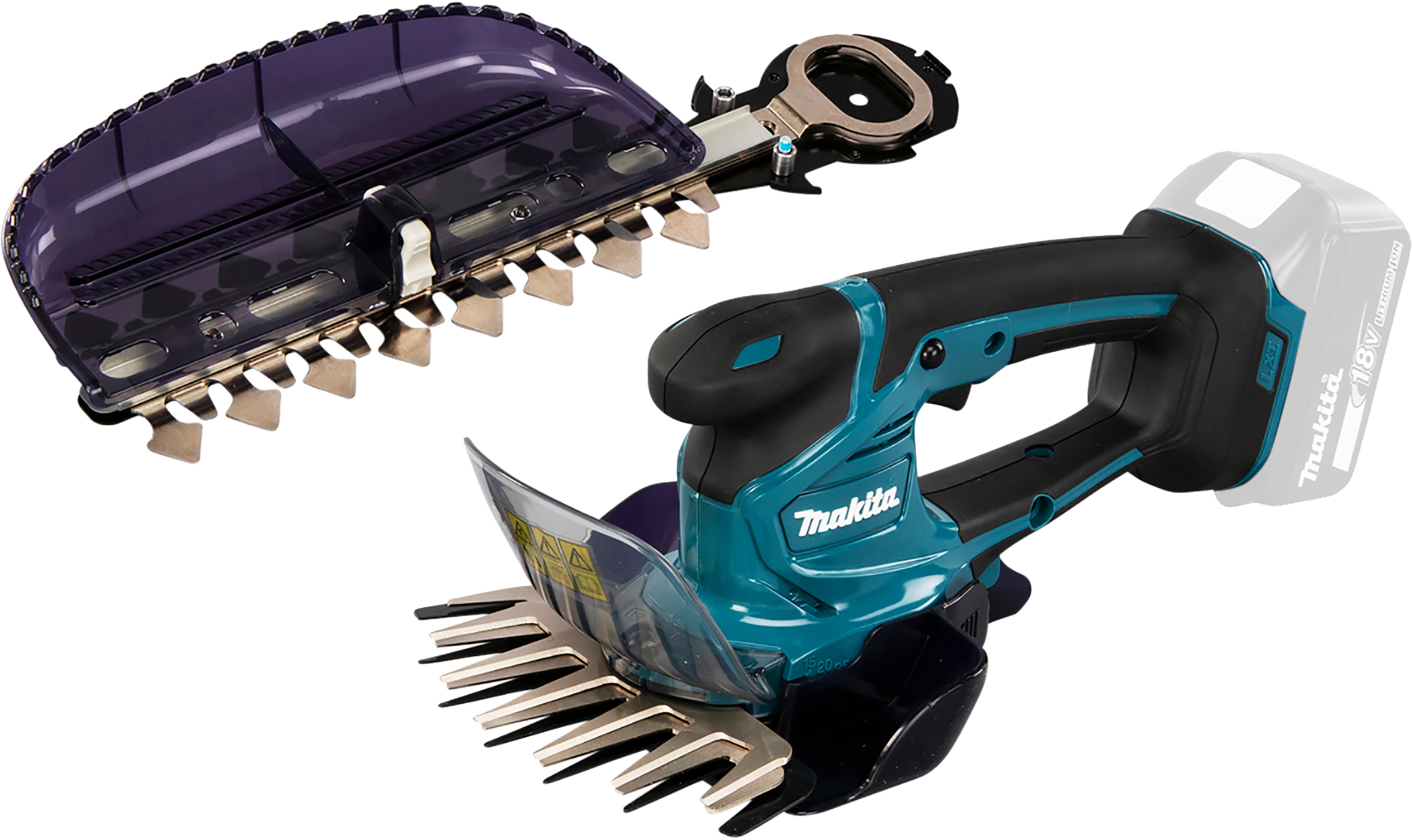 MAKITA DUM604ZX 18V accu-gras- en heggenschaar 16cm/20cm (zonder