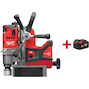 MILWAUKEE M18 FMDP-0C FUEL magnetische boorpers met permanente magneet in transportkoffer (zonder accu en lader) - 4933451636