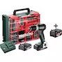 METABO BS 18 L BL SET accu-schroefboormachine met 74-delige mobiele werkplaats in kunststof koffer (2x 2,0Ah accu + lader) - 613155710
