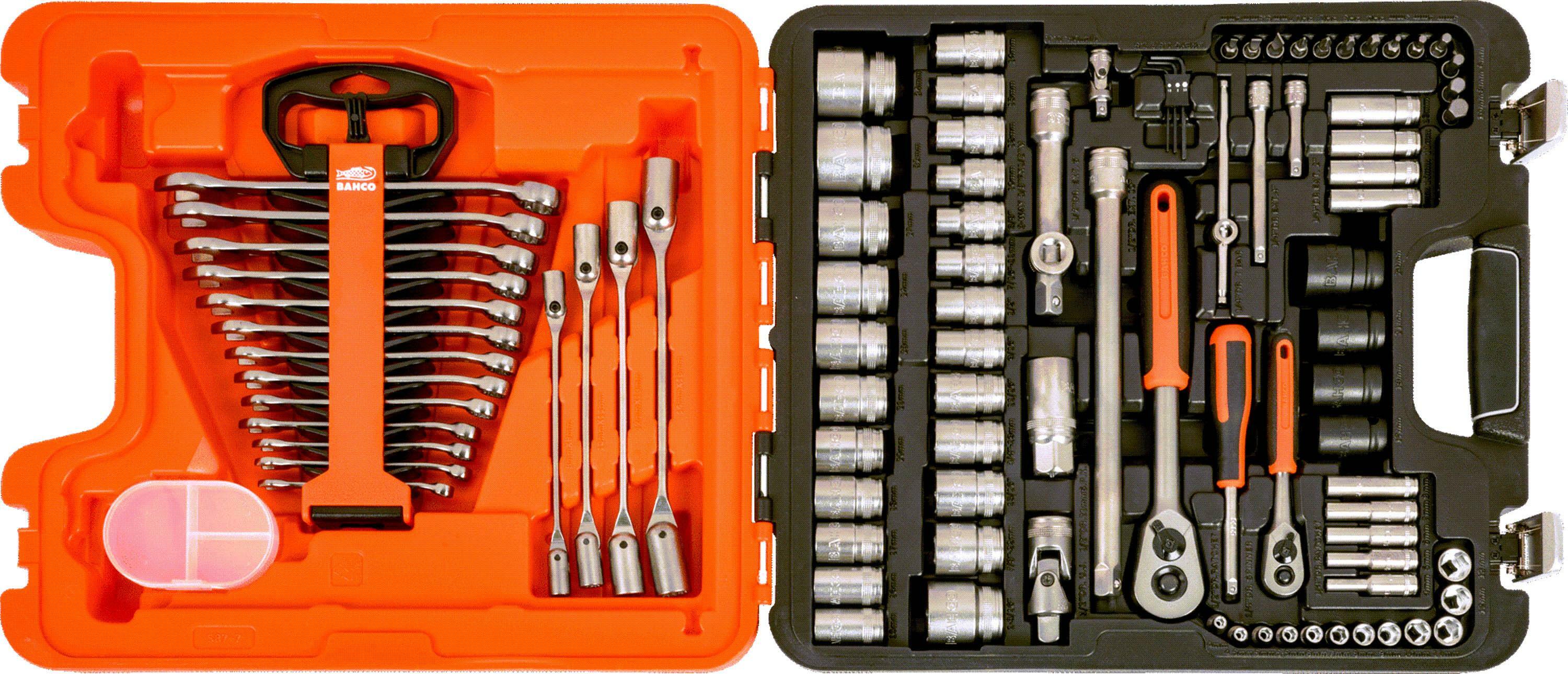 BAHCO S87+7 doppenset 1/4