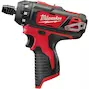 MILWAUKEE M12 BD-0 visseuse sans fil subcompacte (sans batterie ni chargeur) - 4933441910