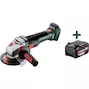 METABO WB 18 LTX BL 15-125 Quick haakse accu-slijper in kartonnen doos (zonder accu en lader) - 601730850