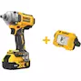 DEWALT DCF892P2T-QW 18V XR Brushless 1/2" cordless impact spanner with pin connector in TSTAK case (2x 5.0Ah battery + charger)