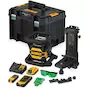 DEWALT DCE080D1GS-QW 18V XR accu-rotatielaser groen met tool connect (bluetooth) functie in TSTAK (1x 2,0Ah accu + lader)