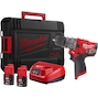 MILWAUKEE M12 FPDX-202X FUEL subcompact cordless impact drill with interchangeable head in HD Box (2x 2.0Ah battery + charger) - 4933464136