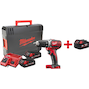 MILWAUKEE M18 BDD-202X compact cordless drill driver in HD Box (2x 2.0Ah battery + charger) - 4933446195