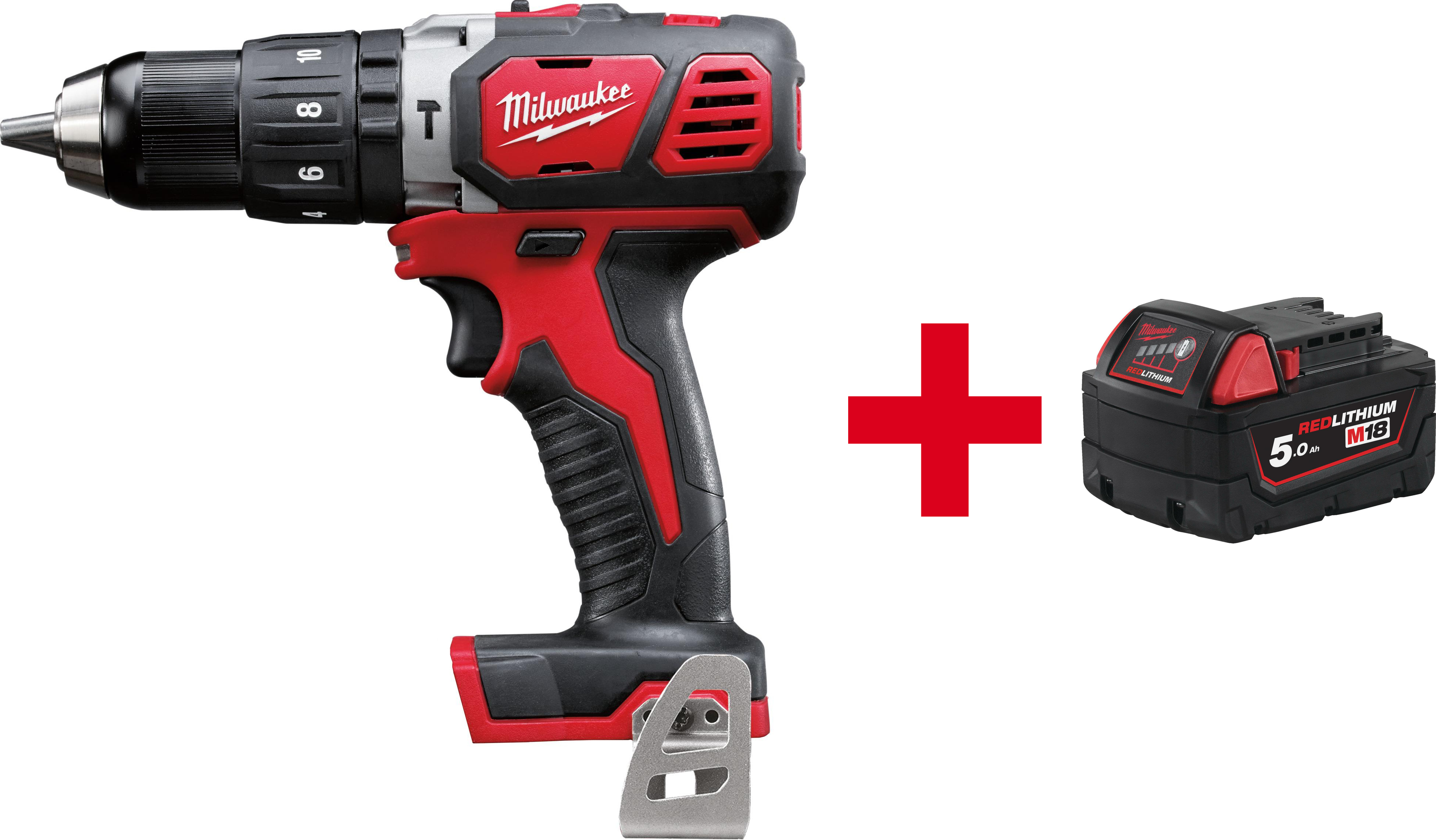 MILWAUKEE M18 BPD-0 perceuse à percussion compacte sans fil dans une boîte en carton (sans batterie ni chargeur) - 4933443500
