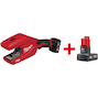 MILWAUKEE M12 PCSS54-402C RAPTOR XL cordless stainless steel pipe cutter in case (2x 4.0Ah battery + charger) - 4933498605