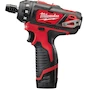 MILWAUKEE M12 BD-202C Visseuse sans fil subcompacte dans une mallette de transport (2x 2.0Ah batterie + chargeur) - 4933441900