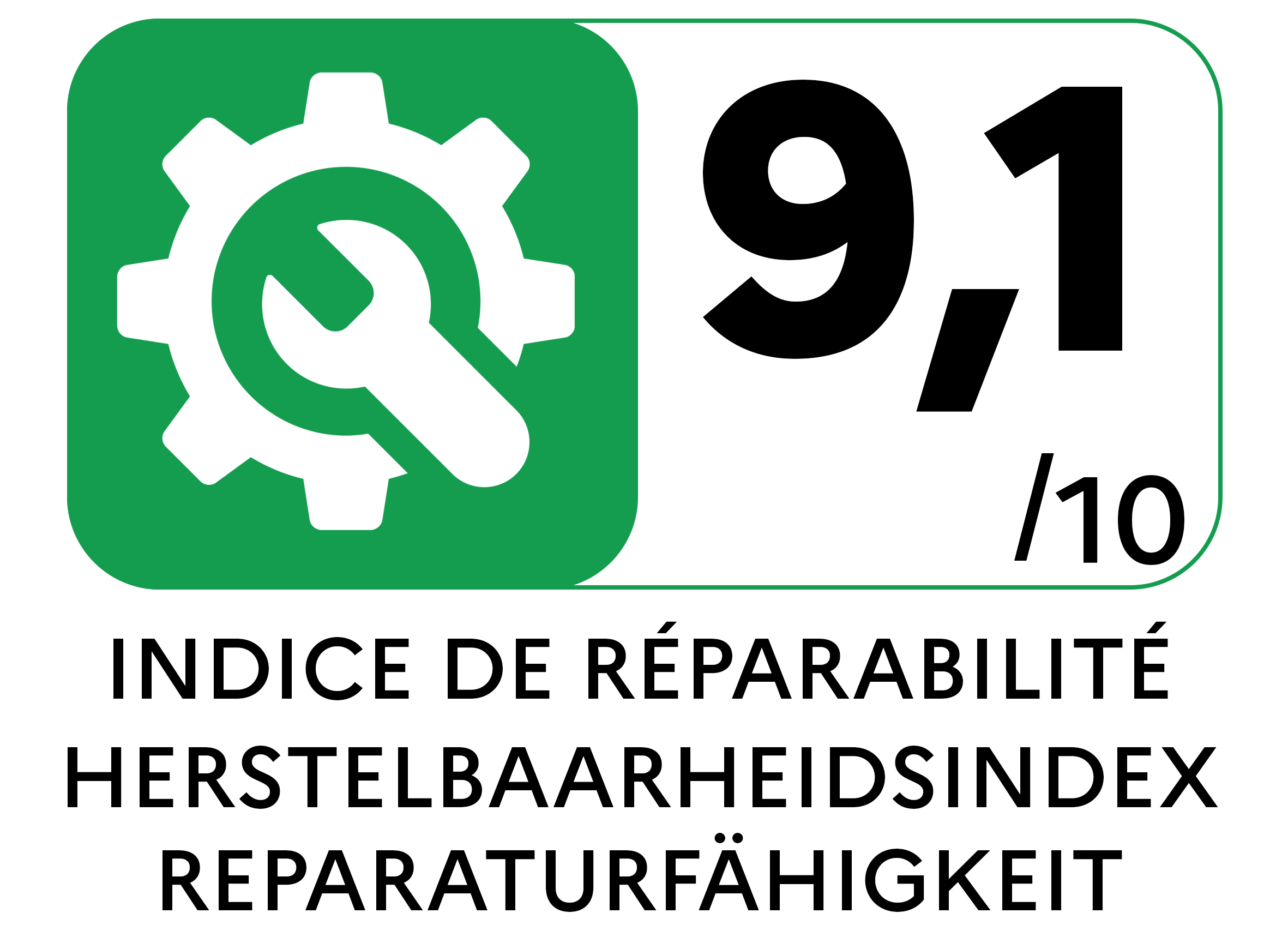 The repairability index shows how easy it is to repair a product. The higher the score (0 10), the e